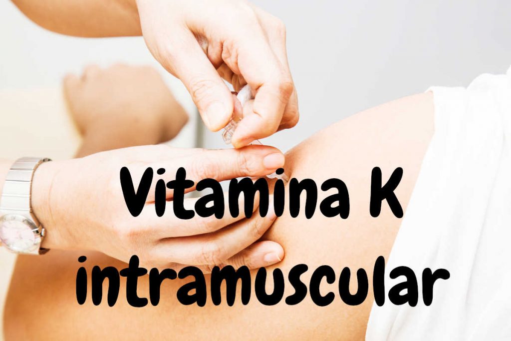 Inyección vitamina K intramuscular